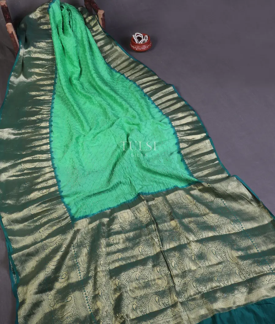 green-bandhani-chaniya-silk-saree-t569017-t569017-b