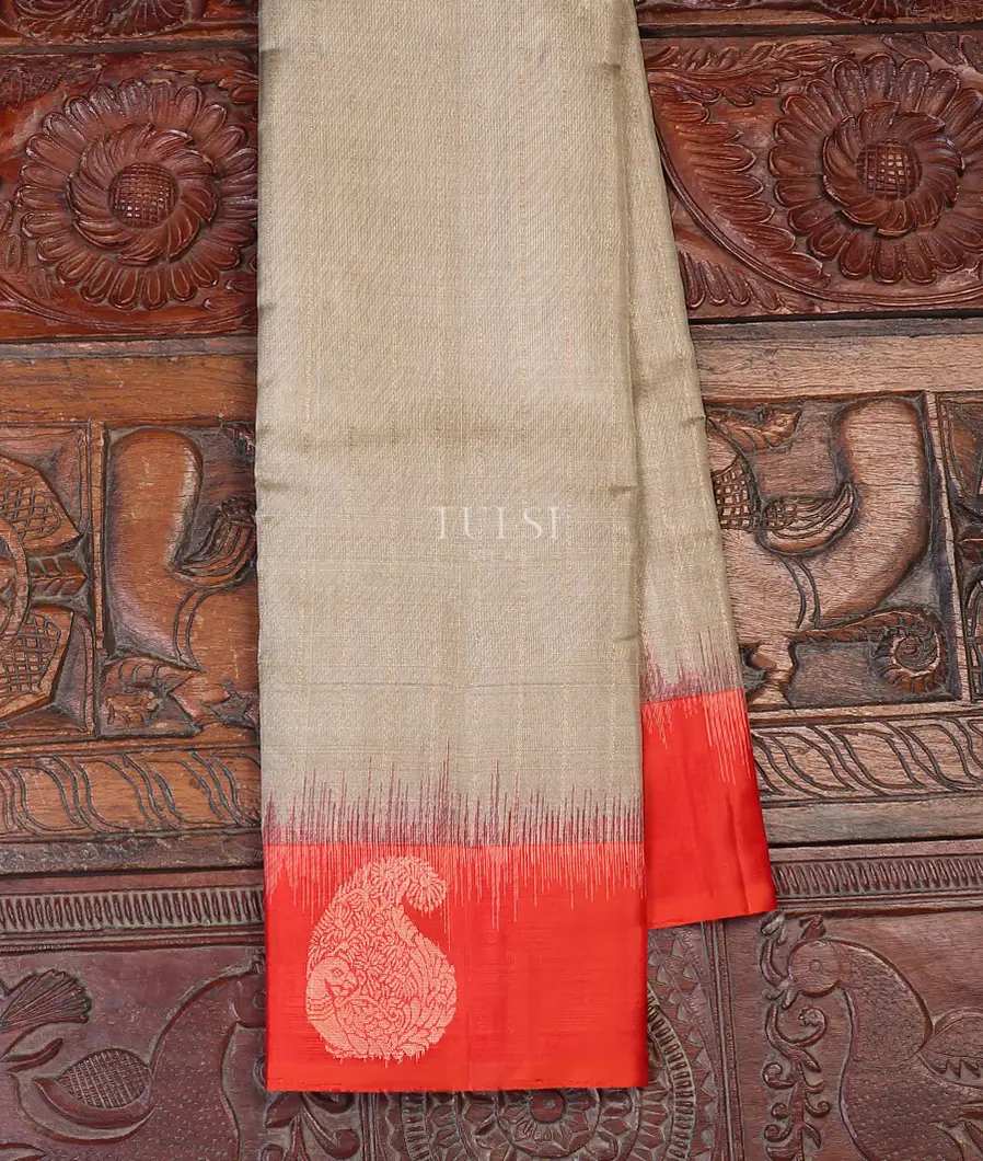 Grey Tissue Soft Silk Saree T587338-image