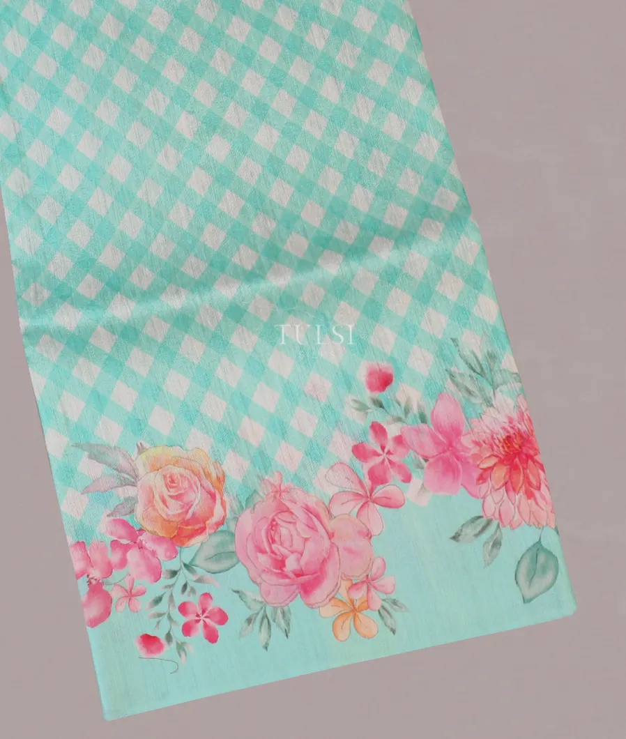 Blue Matka Tussar Saree T586175-image