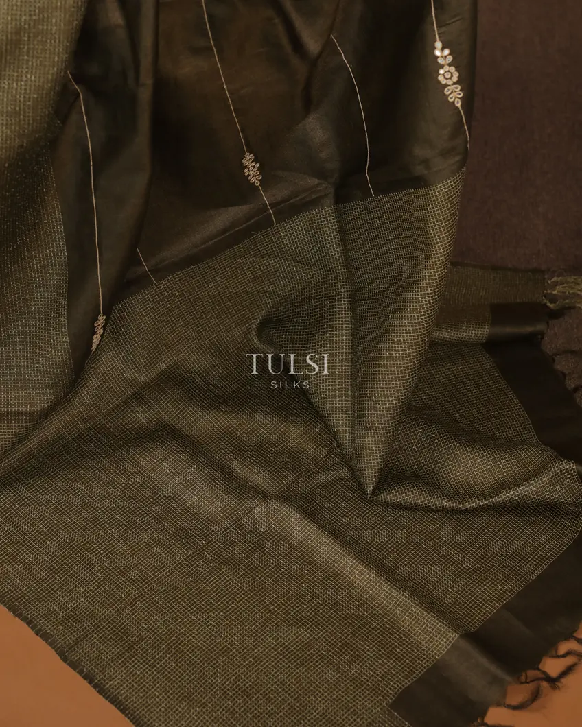 dark-green-tussar-embroidery-saree-t570641-t570641-h