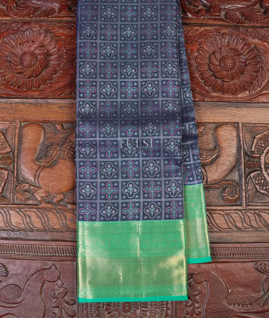 Blue Soft Silk Saree T577676-image