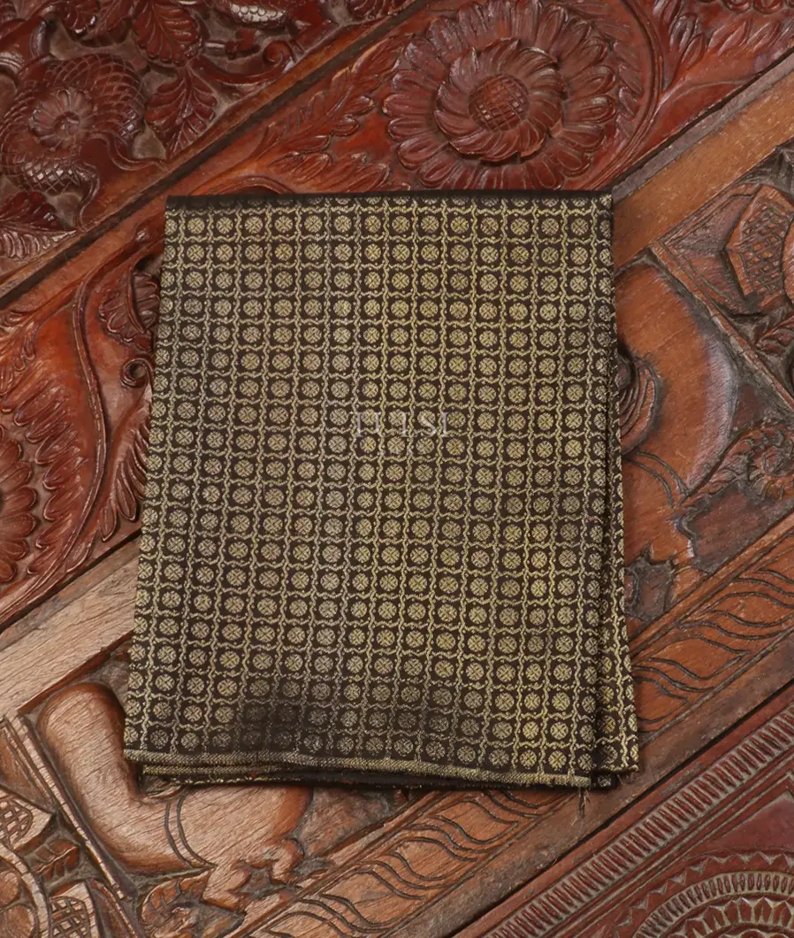 Black Kanjivaram Silk Blouse T551981-image