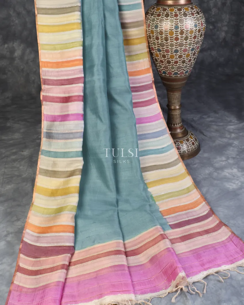 Greyish-blue-tussar-printed-saree-t589081-t589081-d