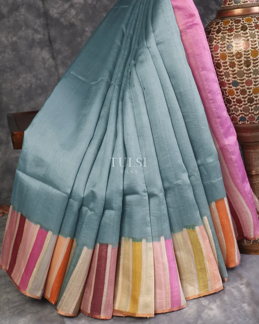 Greyish-blue-tussar-printed-saree-t589081-t589081-e