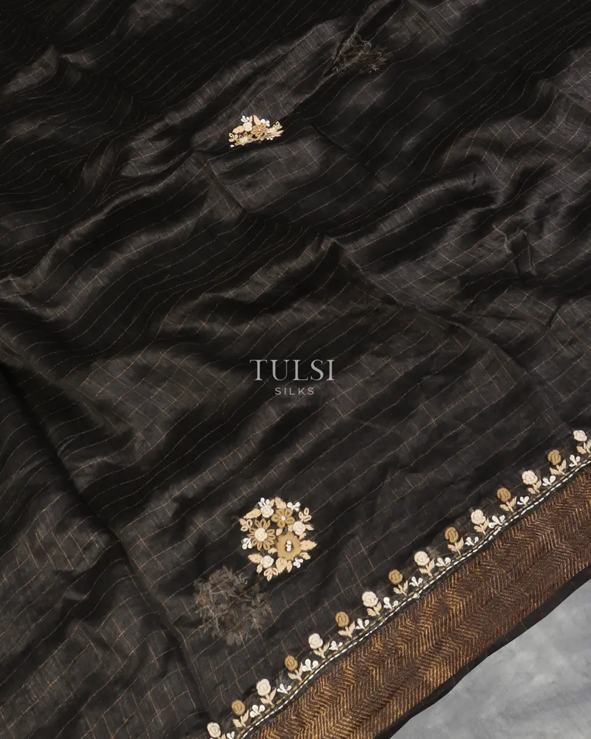 black-linen-embroidery-saree-t587235-t587235-f