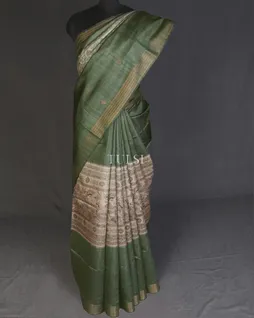 beige-and-green-tussar-printed-saree-t588560-t588560-a