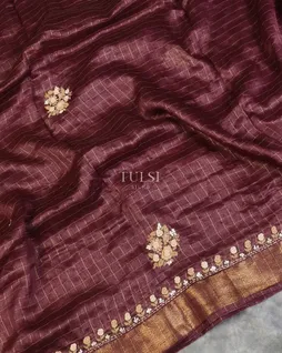 burgundy-linen-embroidery-saree-t587237-t587237-f