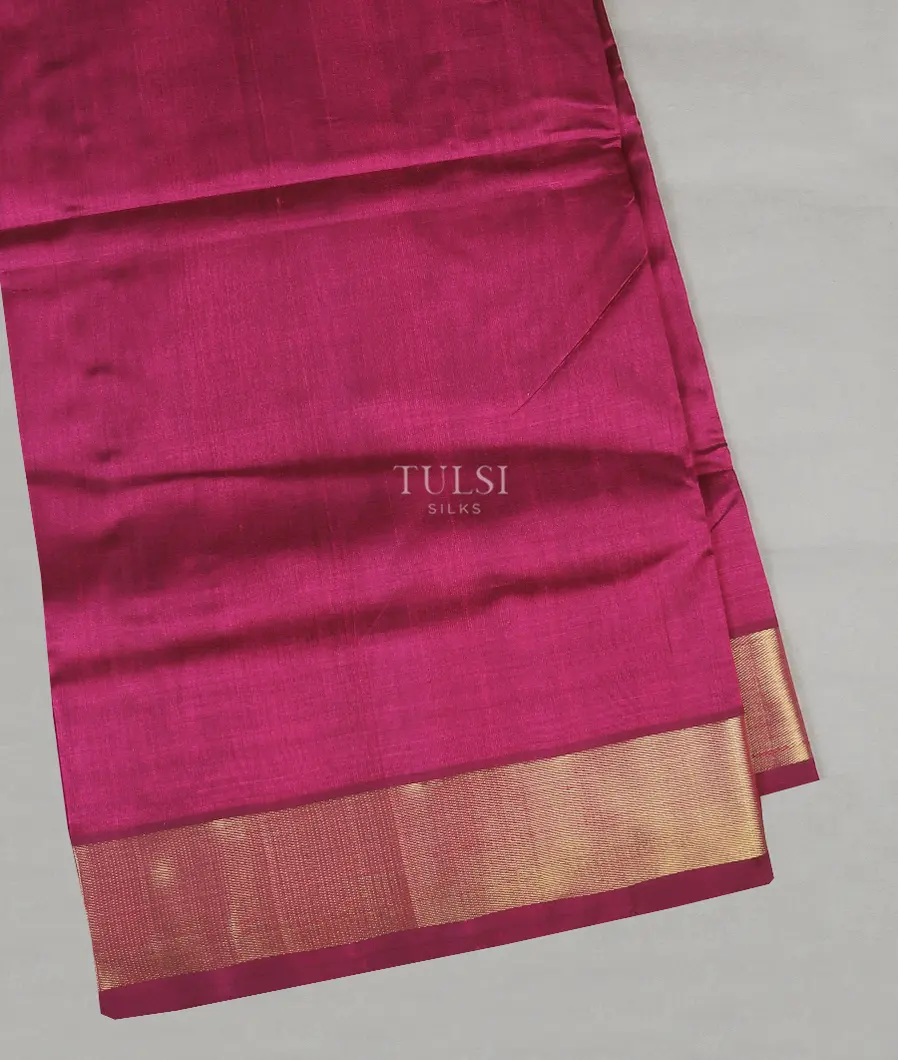 Purple Silk Cotton Saree T584689-image