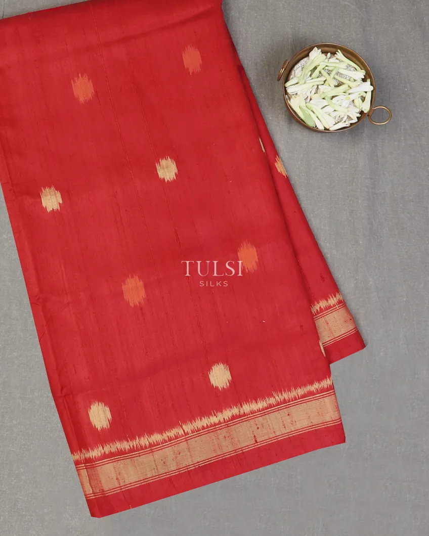 Red Patola Silk Saree T575010-image