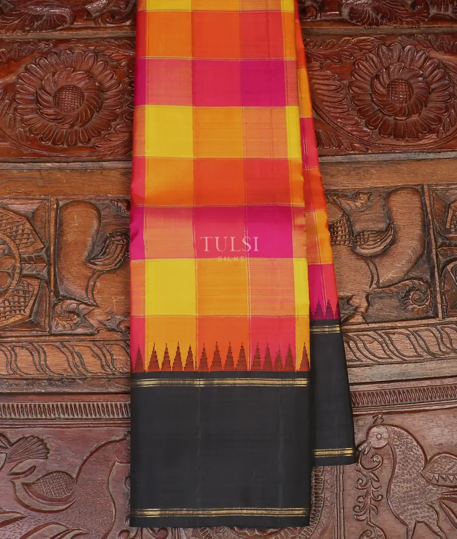 Multicolour Kanjivaram Silk Saree T590444-image