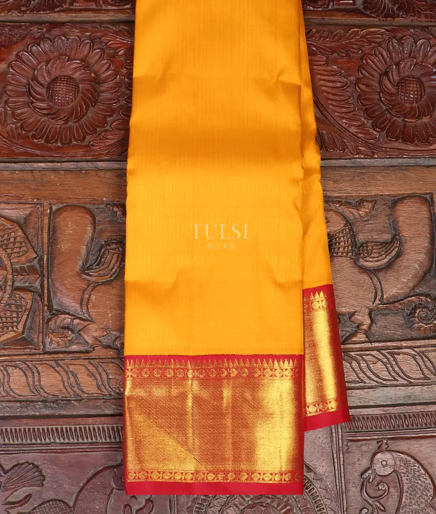 Yellow Kanjivaram Silk Saree T589752-image