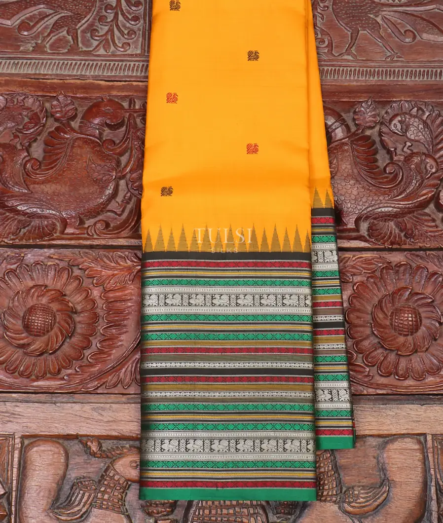 Yellow Kanjivaram Silk Saree T582256-image