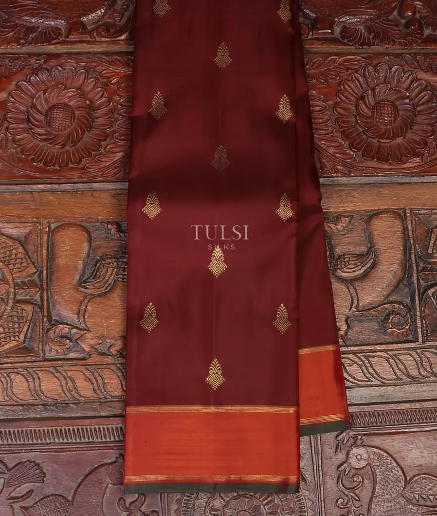 Brown Kanjivaram Silk Saree T590254-image