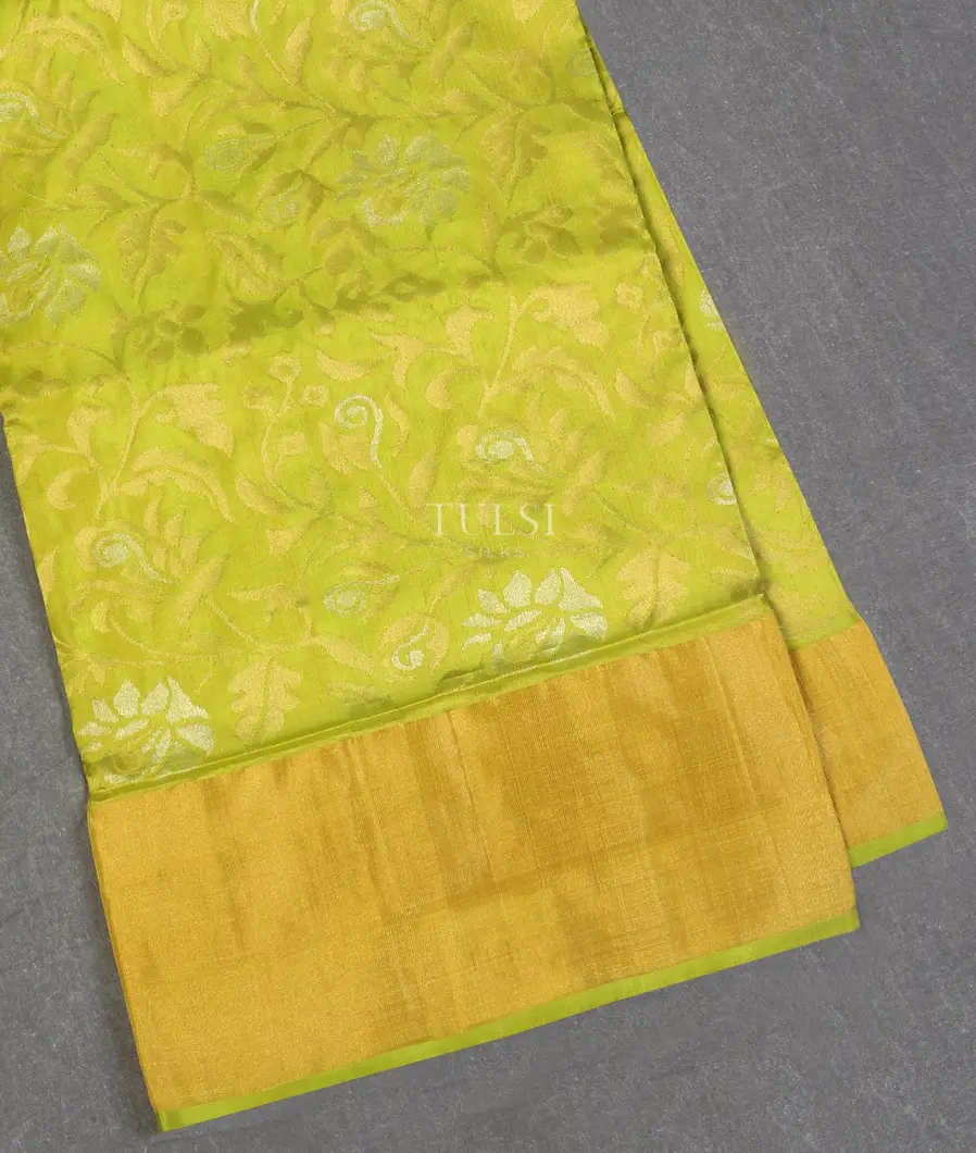 Green Uppada Silk Saree T109685-image