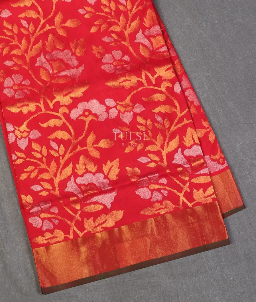 Red Uppada Silk Saree T491084-1-image