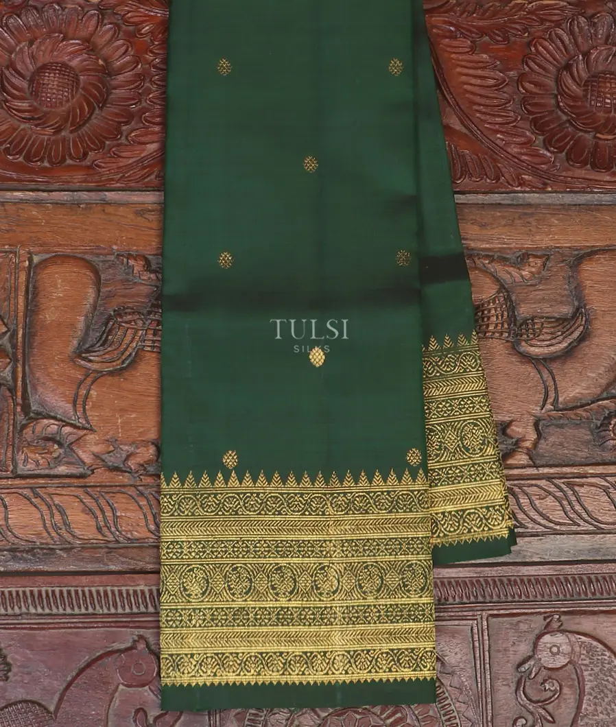 Green Kanjivaram Silk Dupatta T581272-image