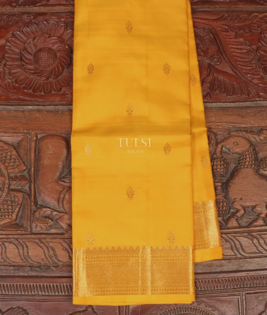 Yellow Kanjivaram Silk Dupatta T547673-1-image