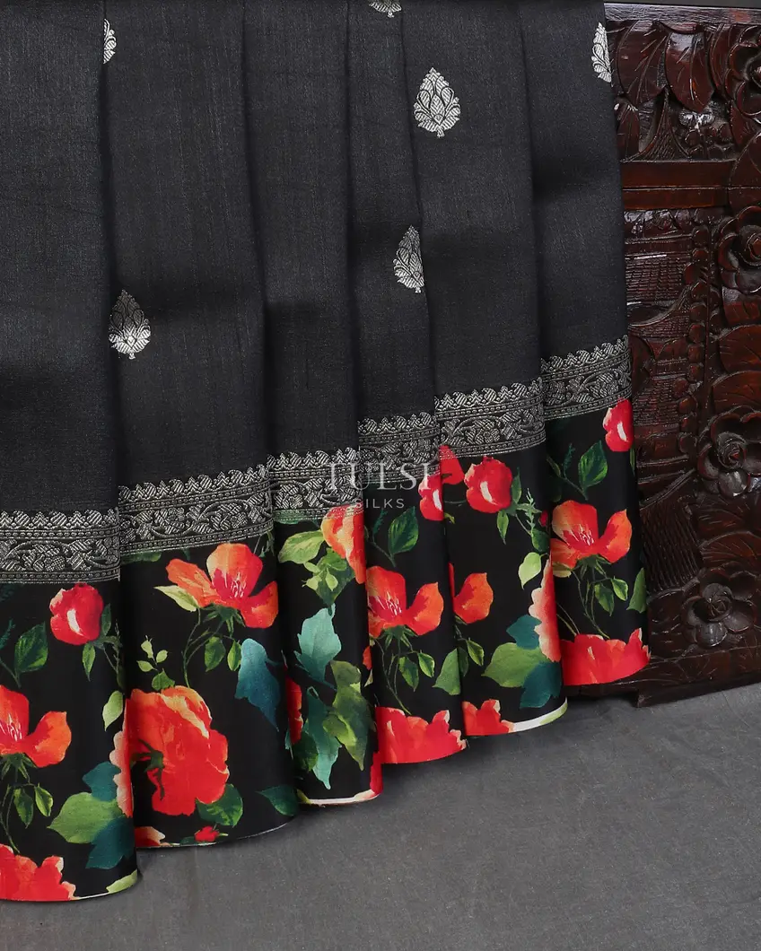 black-tussar-with-satin-border-t569139-t569139-b