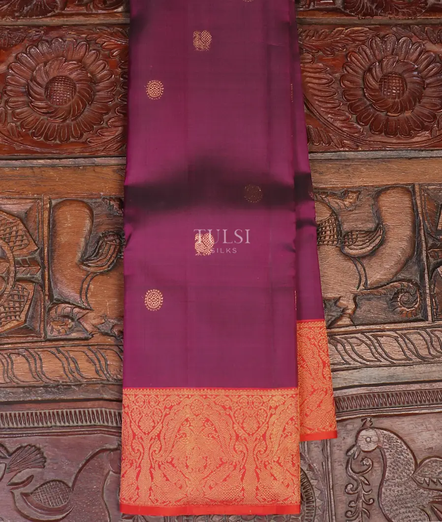 Purple Kanjivaram Silk Saree T590230-image