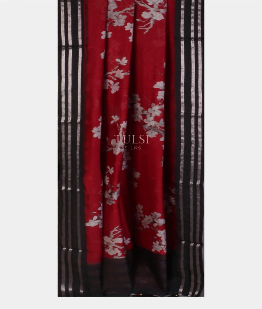 maroon-chanderi-cotton-saree-t591116-t591116-b