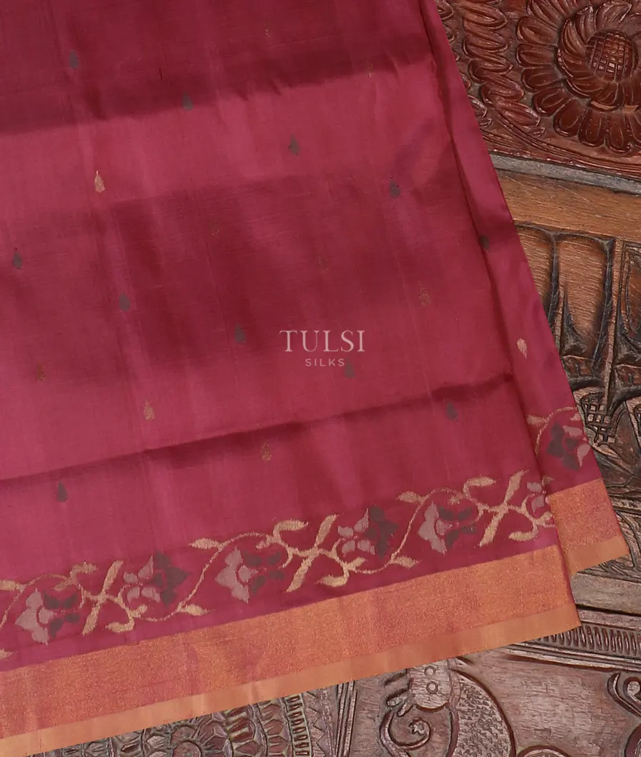 Pink Uppada Silk Saree T589149-image