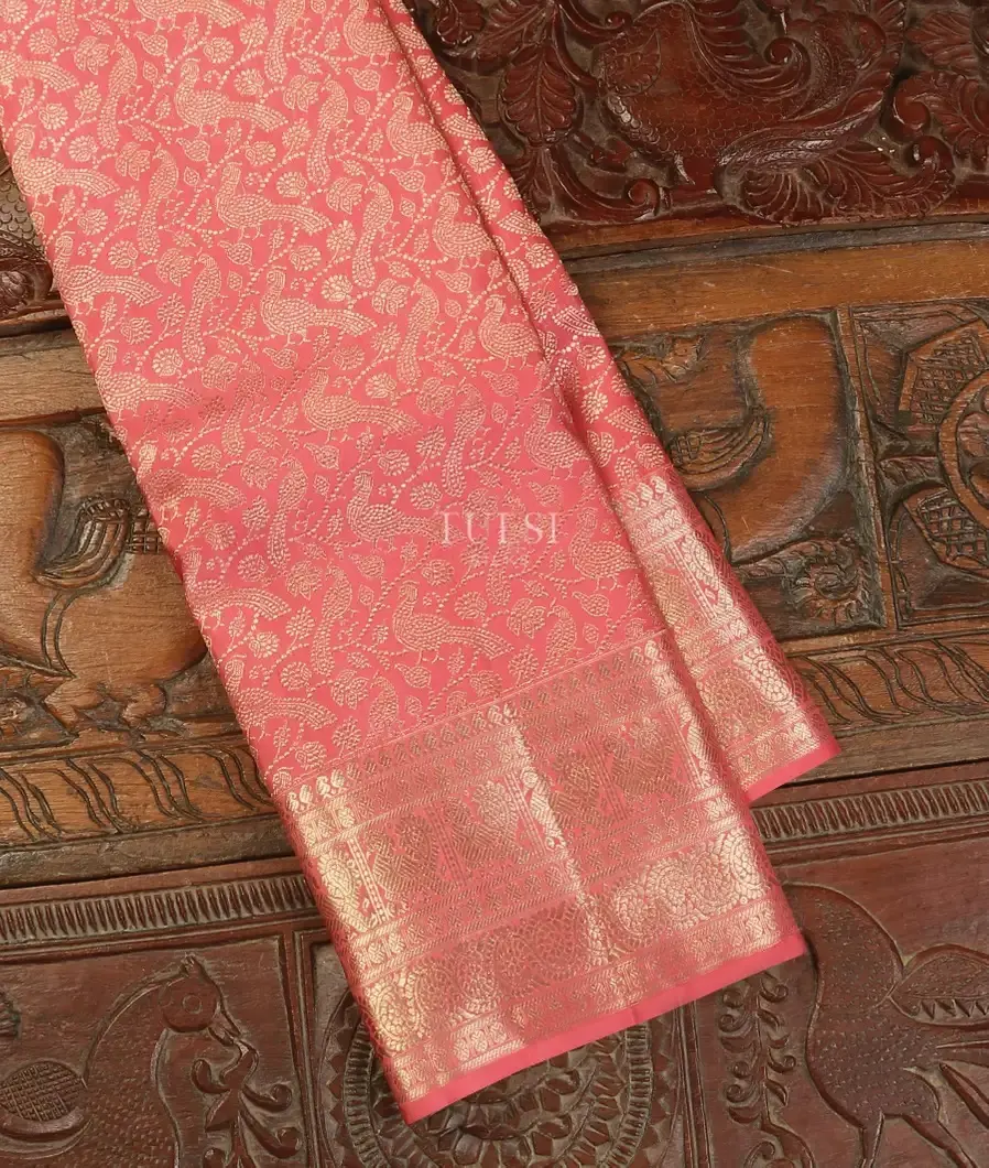 Pink Kanjivaram Silk Saree T579093-image