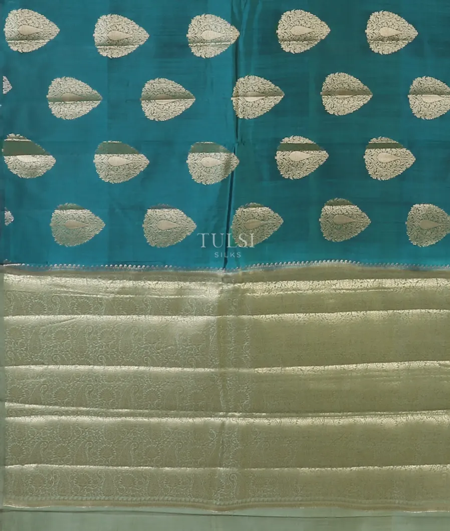 peacock-blue-chaniya-silk-saree-t589612-t589612-d