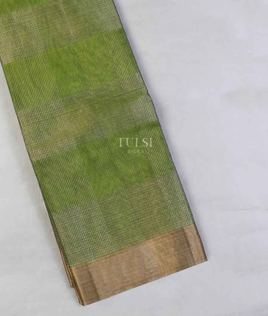 Green Silk Cotton Saree T586707-image