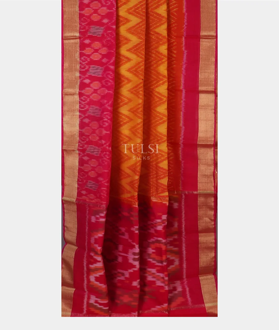 yellow-pochampalli-silk-cotton-saree-t595263-t595263-b