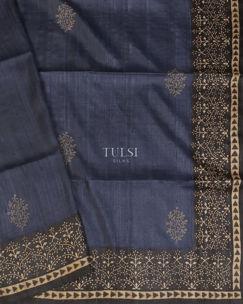 blue-tussar-kantha-work-saree-t591747-t591747-b