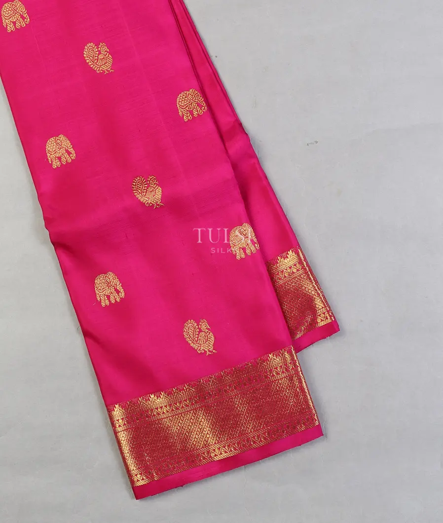 Rani Pink Kanjivaram Silk Dupatta T547666-image
