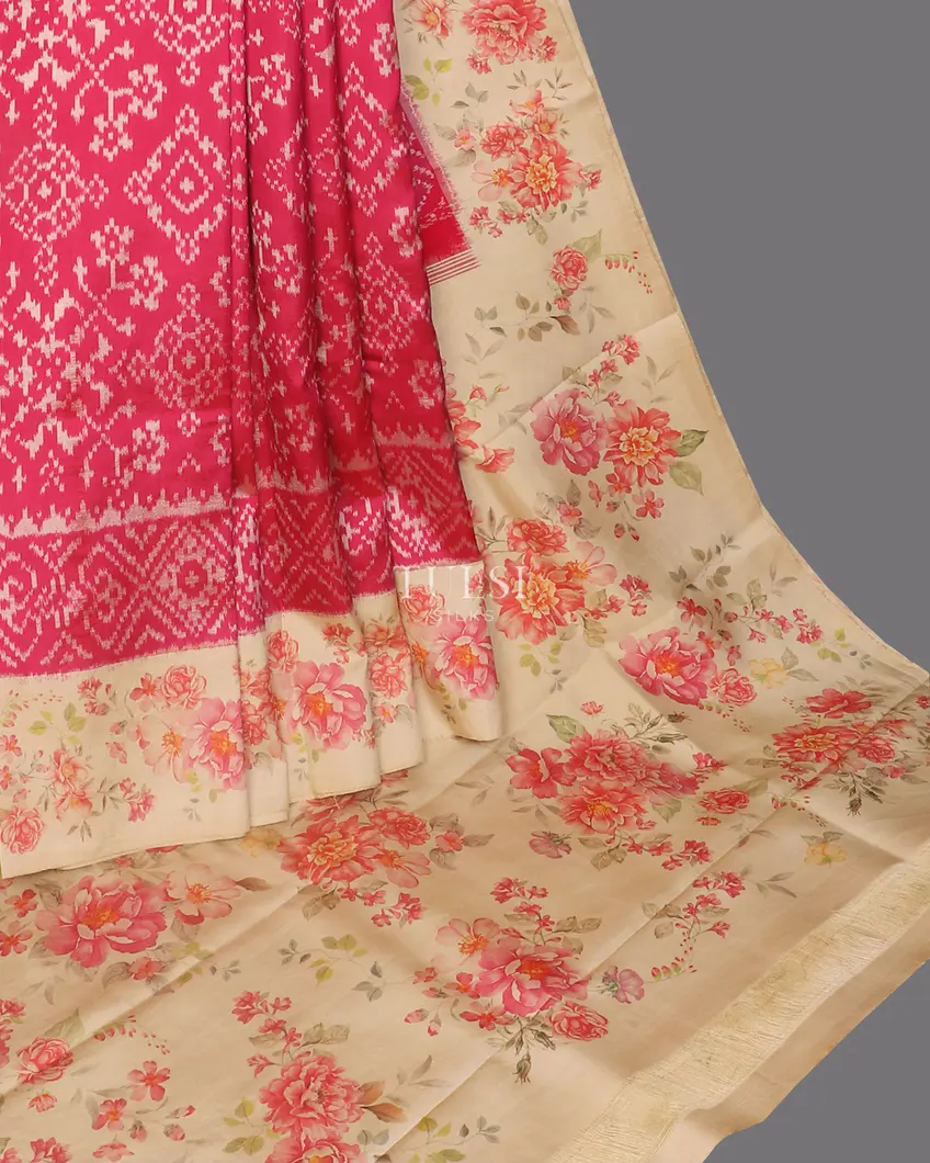 magenta-ikat-silk-saree-t593625-t593625-d