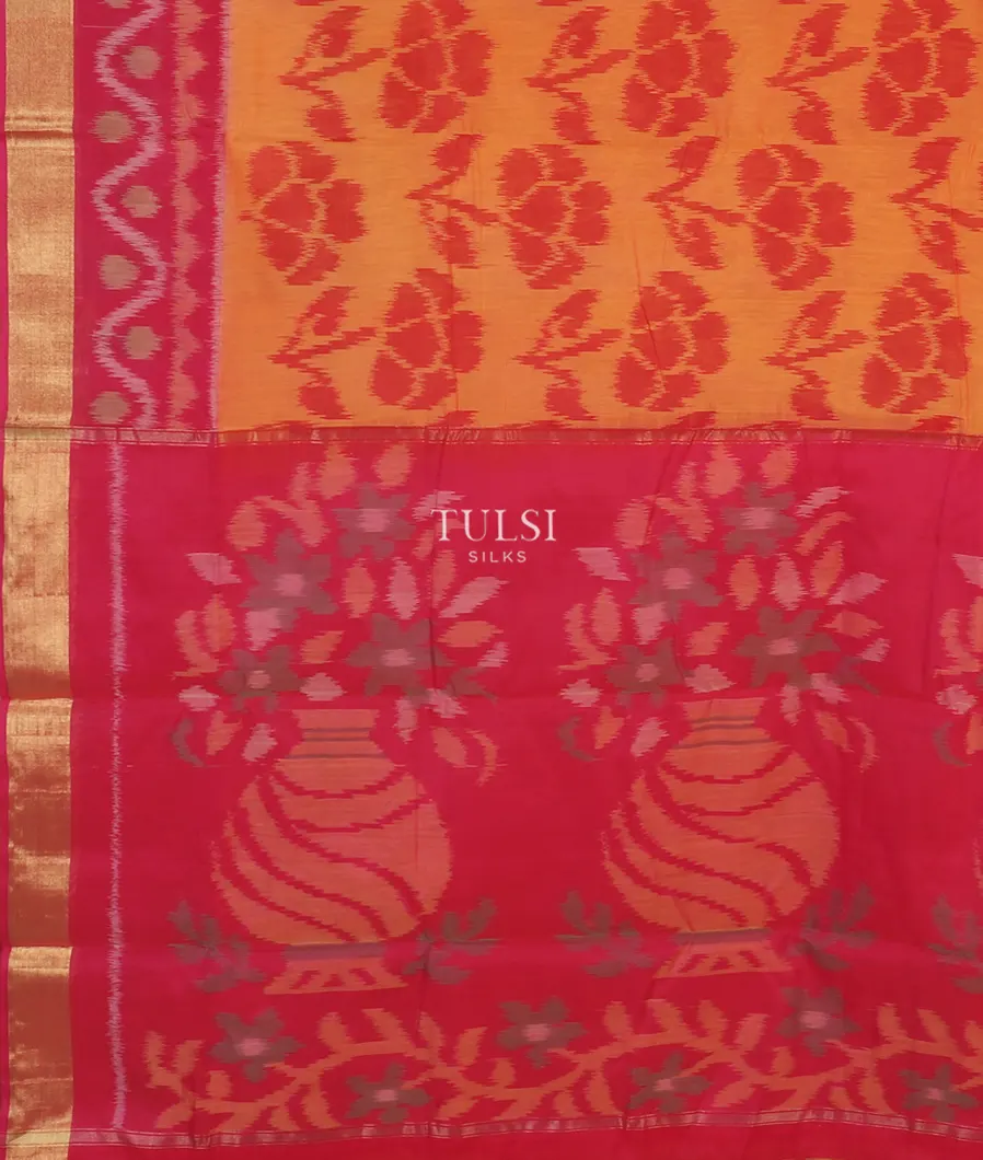 yellow-pochampalli-silk-cotton-saree-t595278-t595278-d