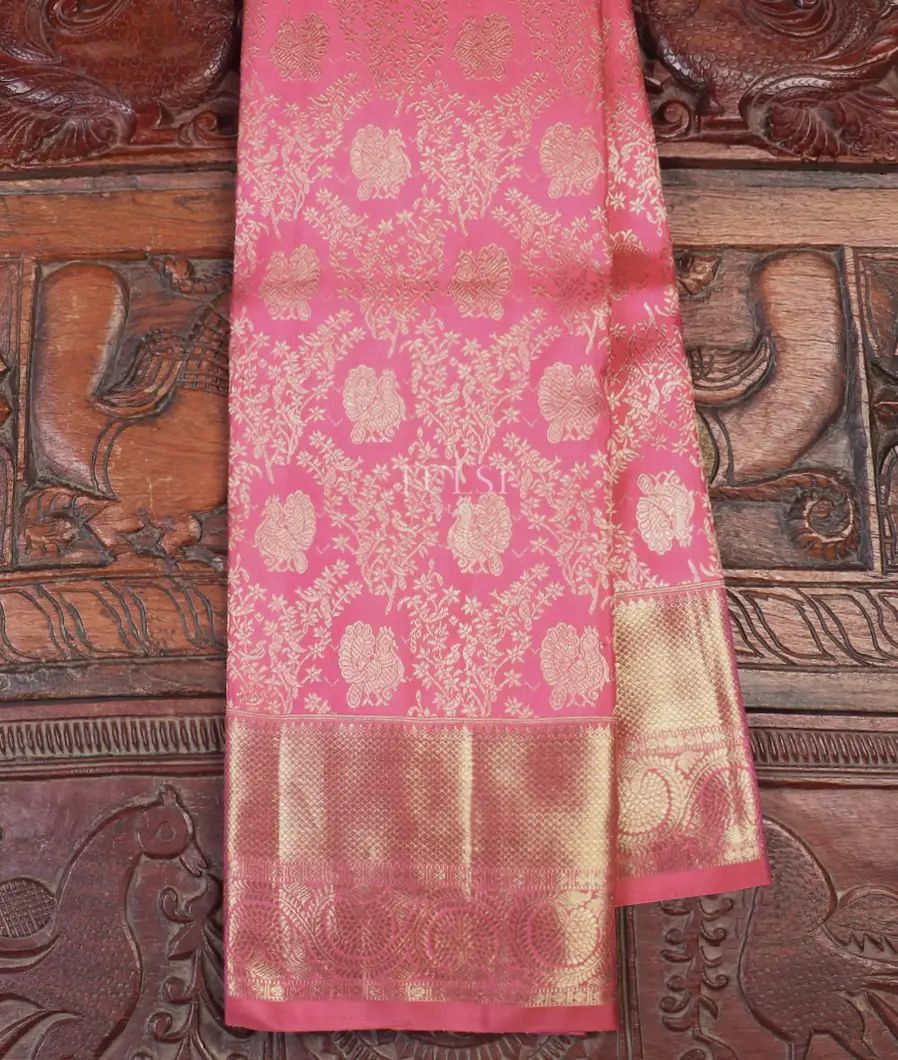 Pink Kanjivaram Silk Saree T565960-image