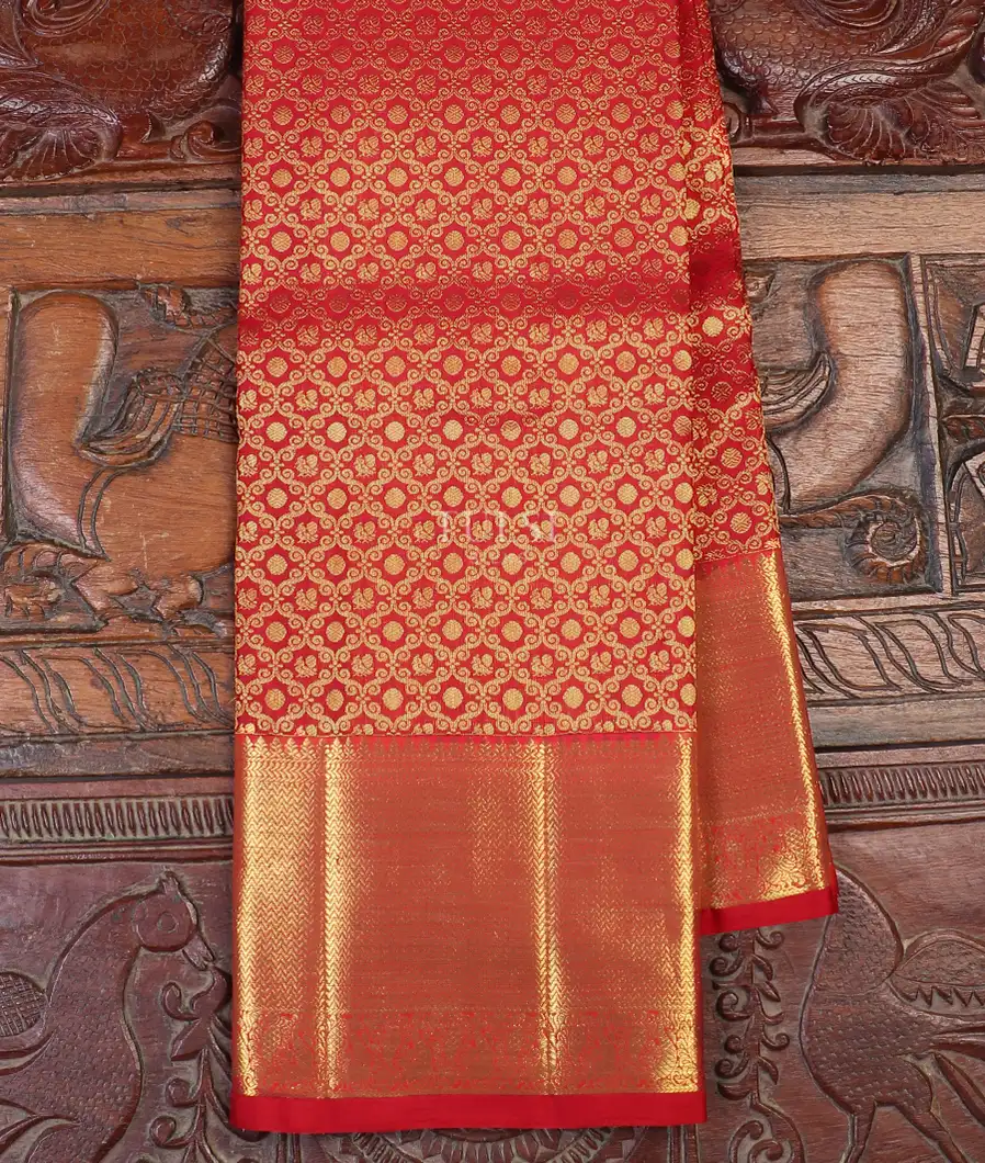 Red Kanjivaram Silk Saree T573709-image