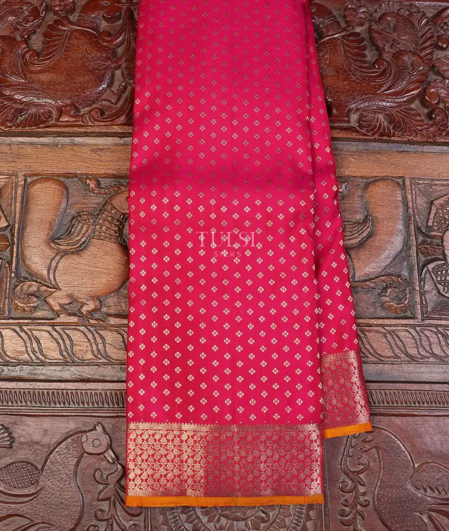 Magenta Kanjivaram Silk Saree T589420-image