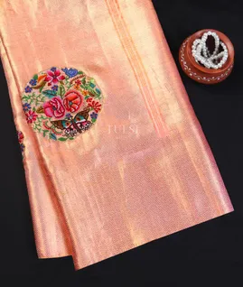 peach-tissue-kanjivaram-silk-embroidery-patch-work-saree-t571486-t571486-a