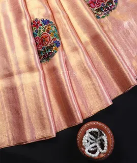peach-tissue-kanjivaram-silk-embroidery-patch-work-saree-t571486-t571486-b