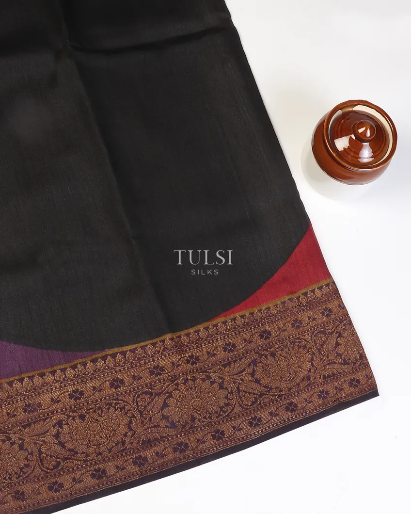 Multicolour Banaras Tussar Georgette Saree T594699-image