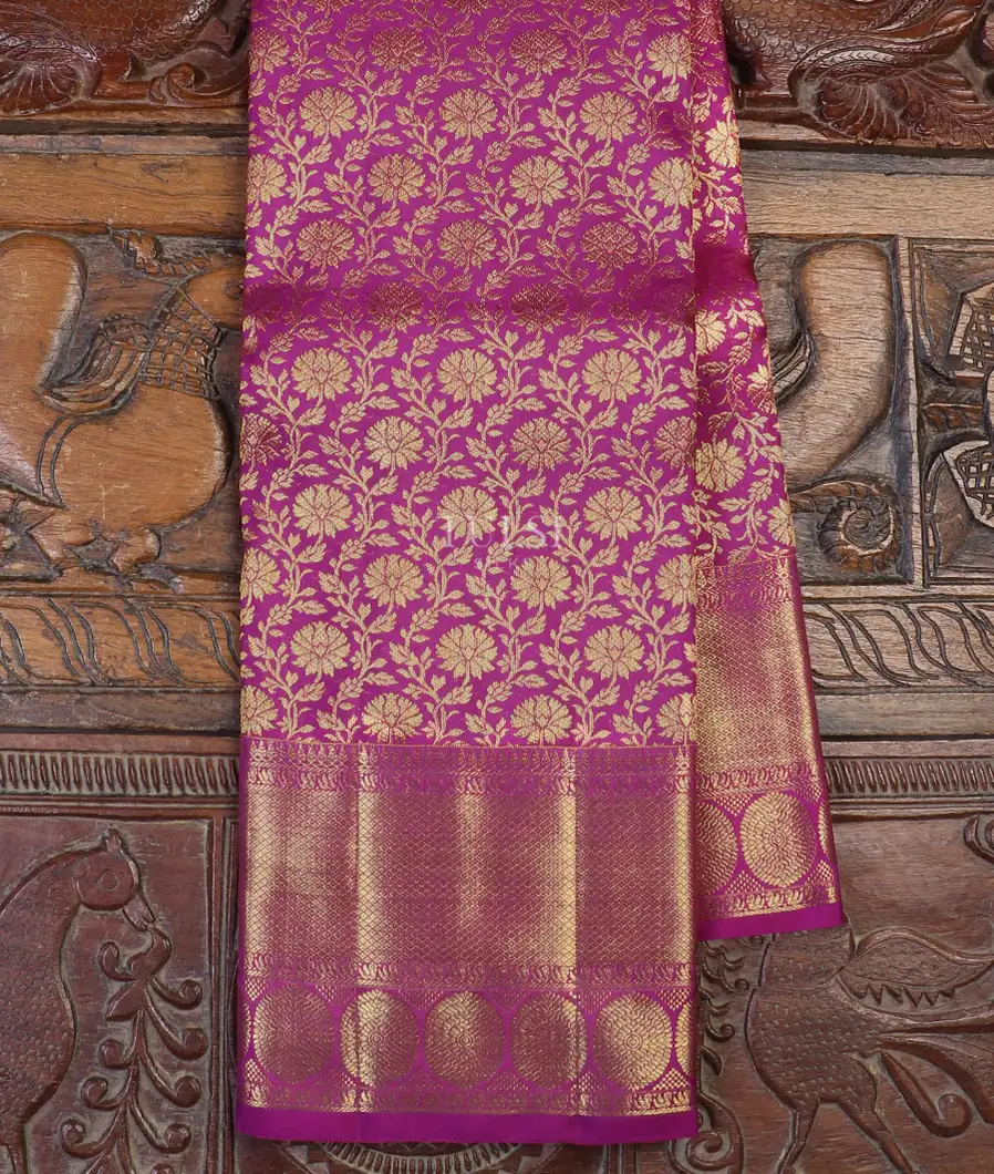 Purple Kanjivaram Silk Saree T524395-image
