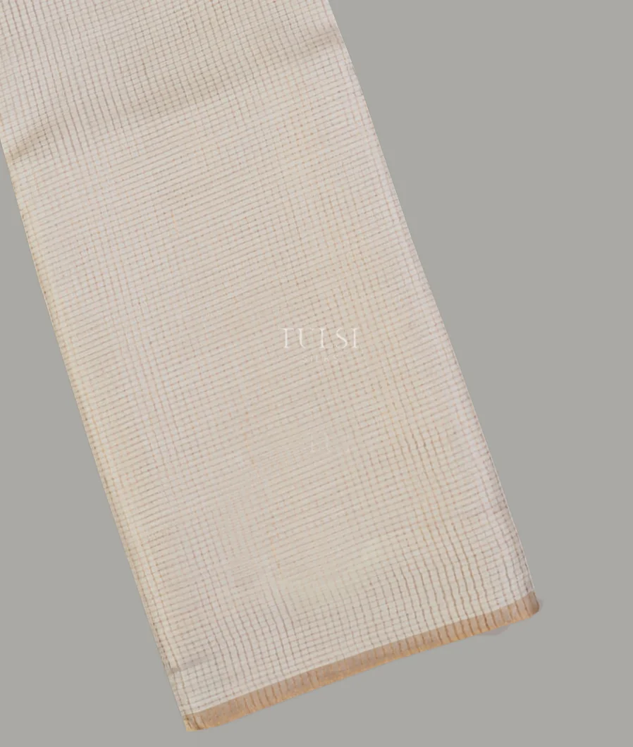 Off - White Woven Tussar Saree T596946-image