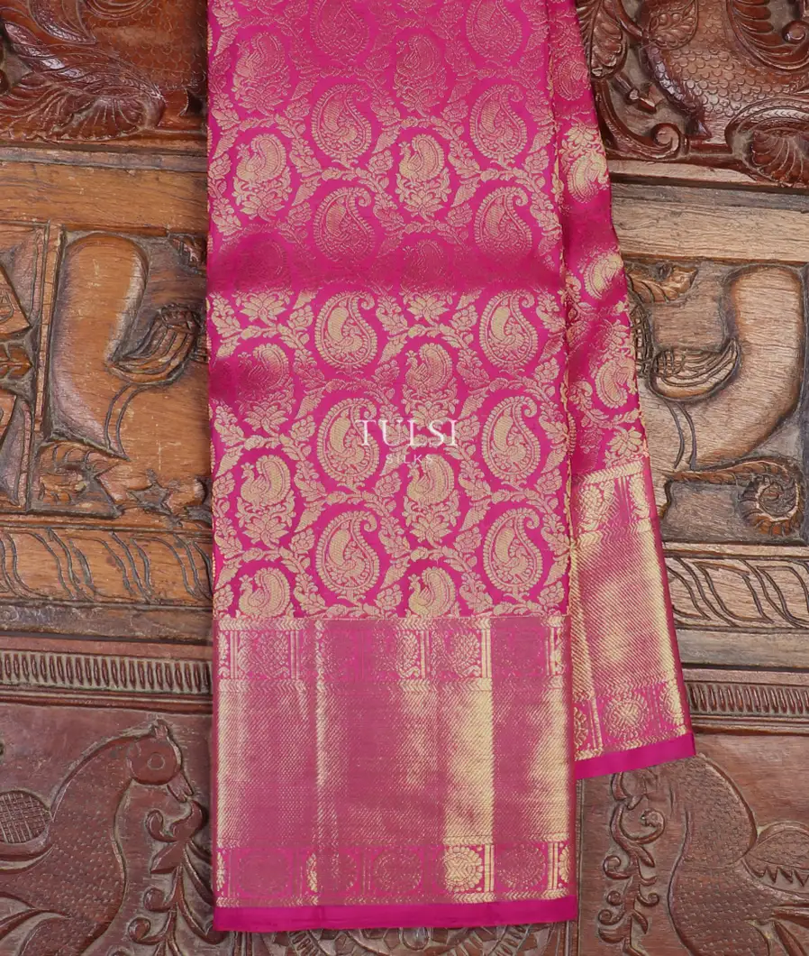 Magenta Kanjivaram Silk Saree T430740-image