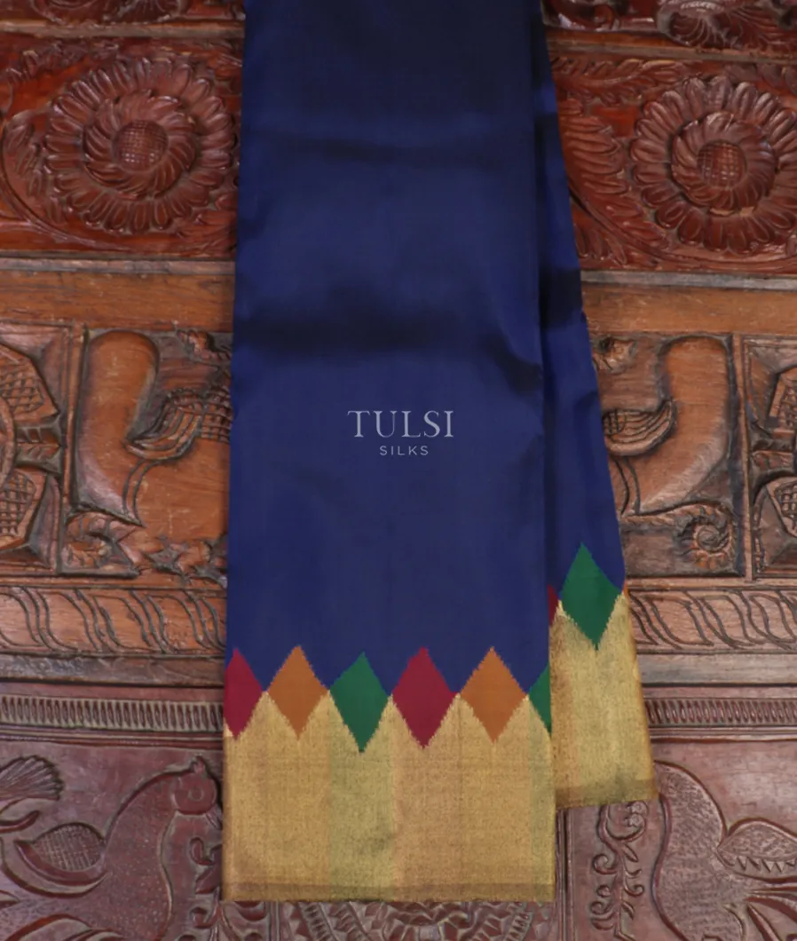 Blue Kanjivaram Silk Saree T520498-image