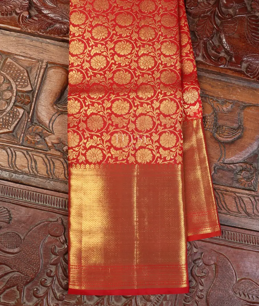 Red Kanjivaram Silk Saree T565970-image