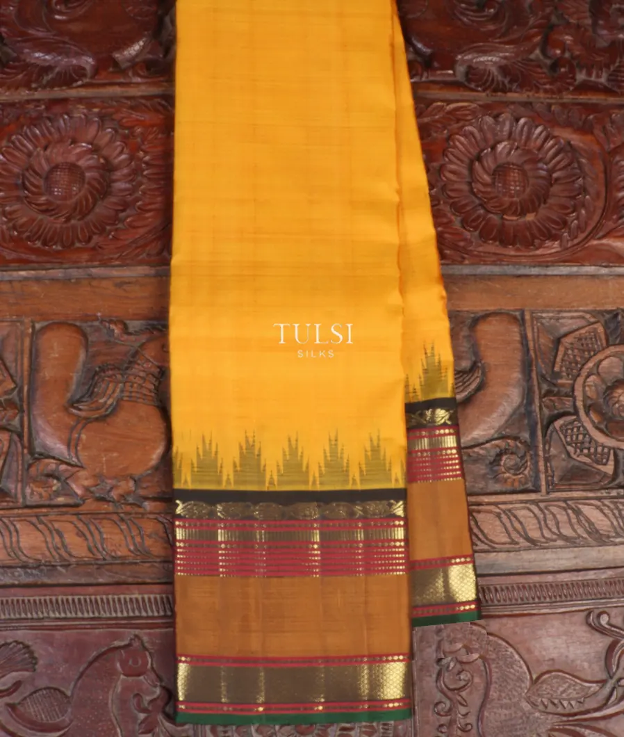 Yellow Kanjivaram Silk Saree T550754-image