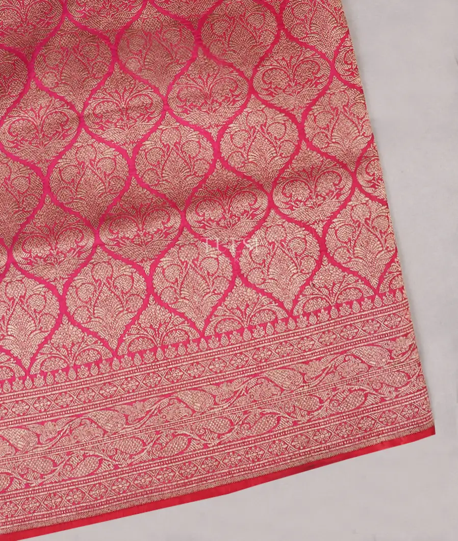 Pink Banaras Silk Saree T594101-image