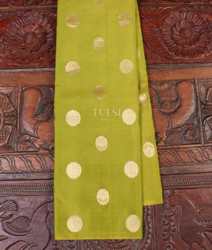 Yellowish Green Kanjivaram Silk Saree T596870-image