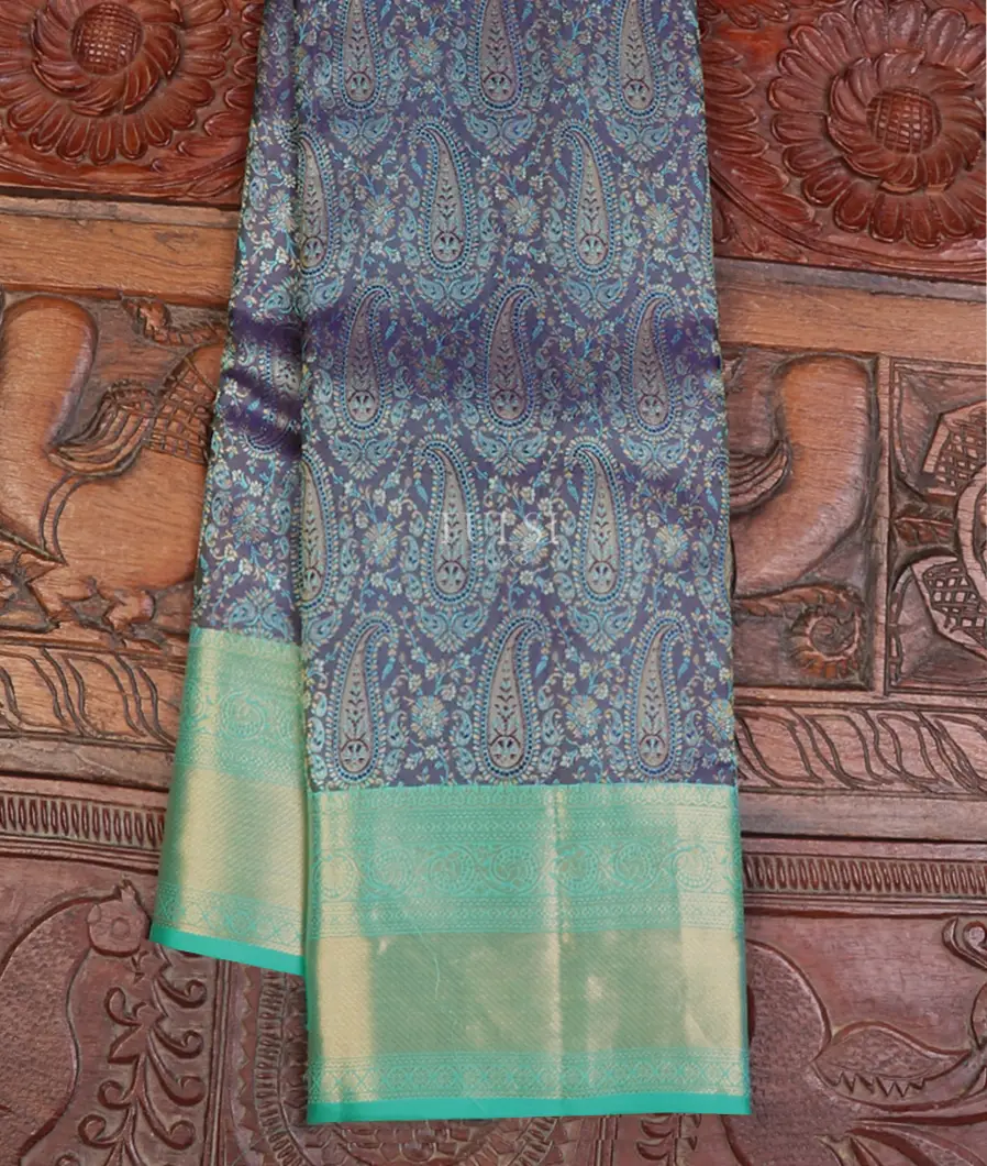 Blue Soft Silk Saree T577675-image