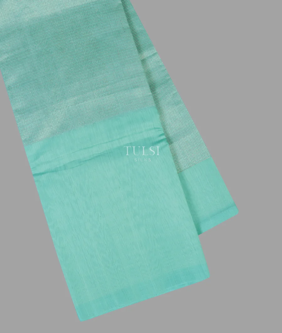 Blue Silk Cotton Saree T597725-image