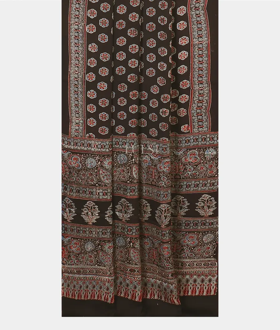 black-ajrakh-printed-modal-silk-saree-t590871-t590871-b